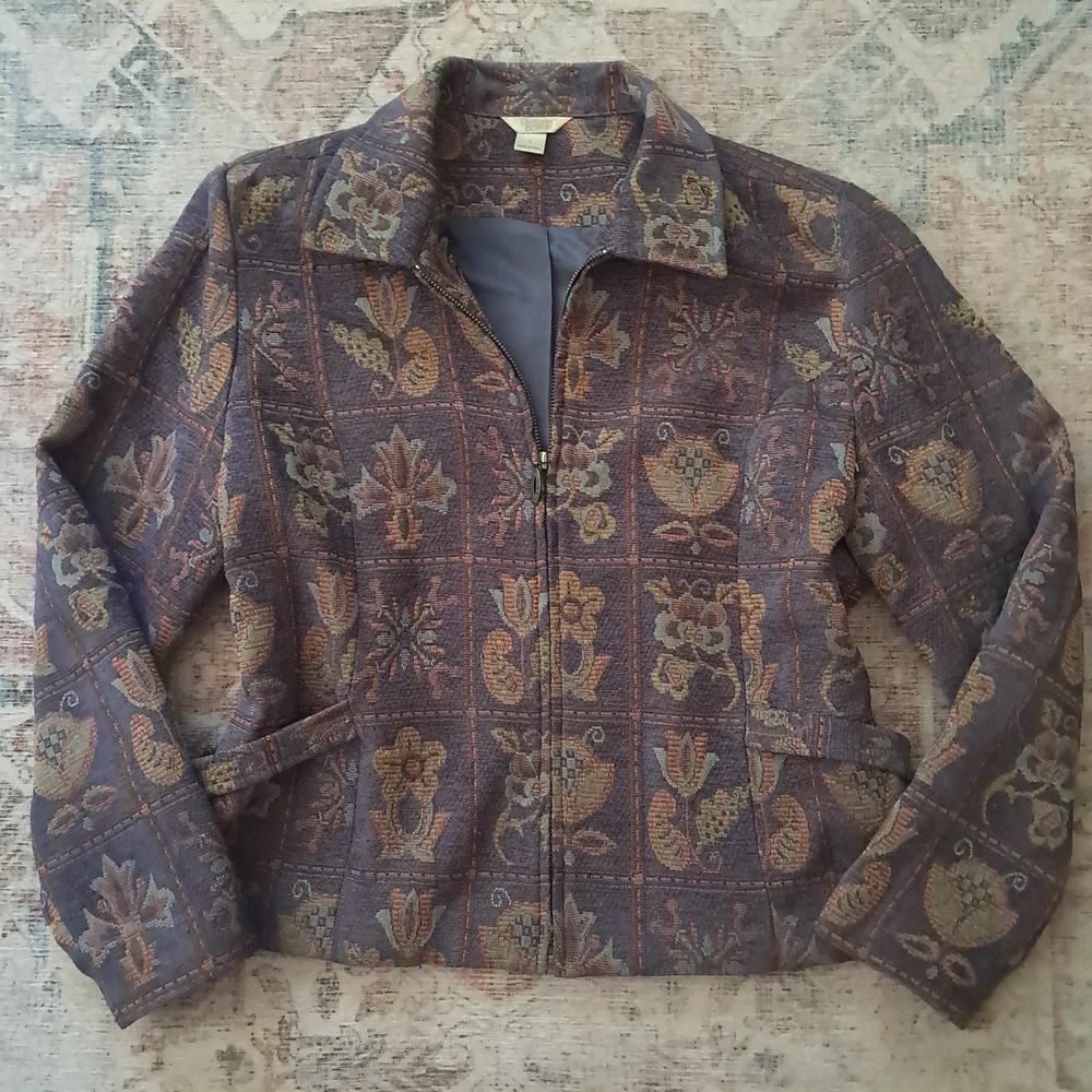 Christopher & Banks Embroidered Blazer